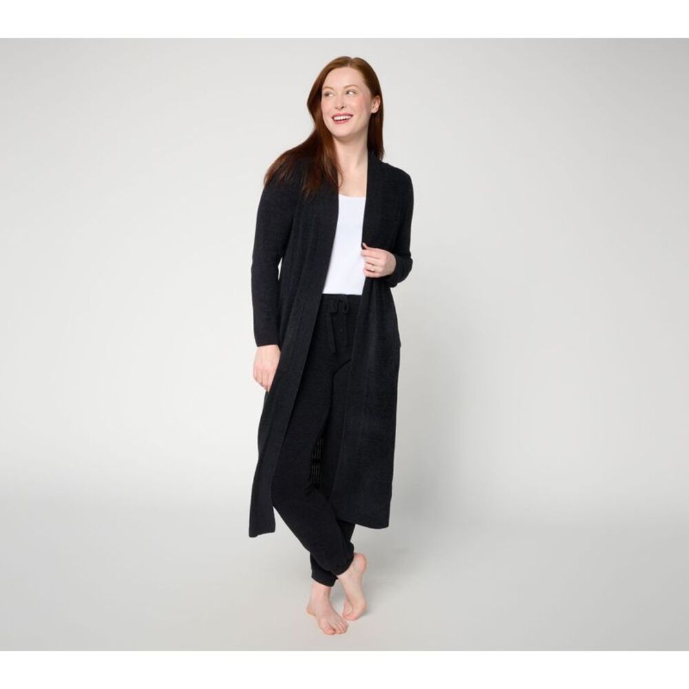 Barefoot Dreams Women's Top Sweater Sz M CozyChic Ultra Lite Black